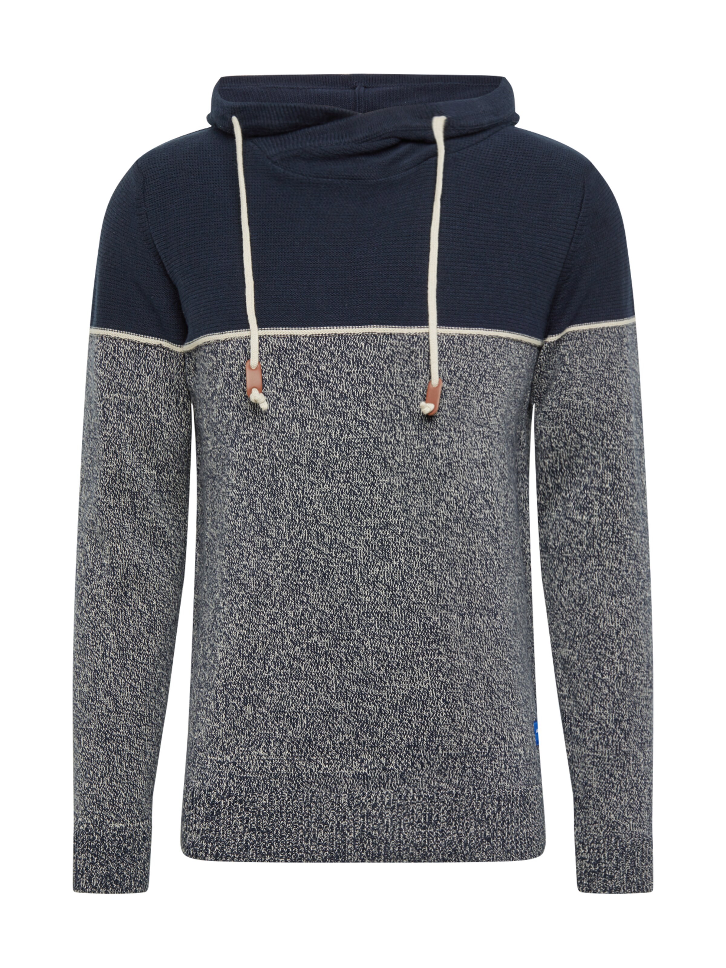 JACK & JONES - Trui 'JORBRAYSON KNIT HOOD' in de kleur Grijs