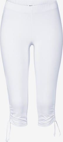 BEACH TIME Skinny Leggings 'ethno' in White: front