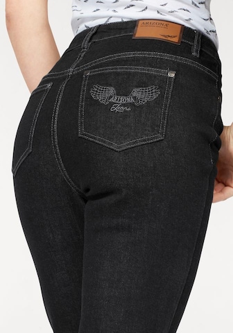 ARIZONA Bootcut-Jeans 'Comfort-Fit' in Schwarz
