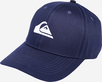 QUIKSILVER - Gorra 'Decades' en azul: frente