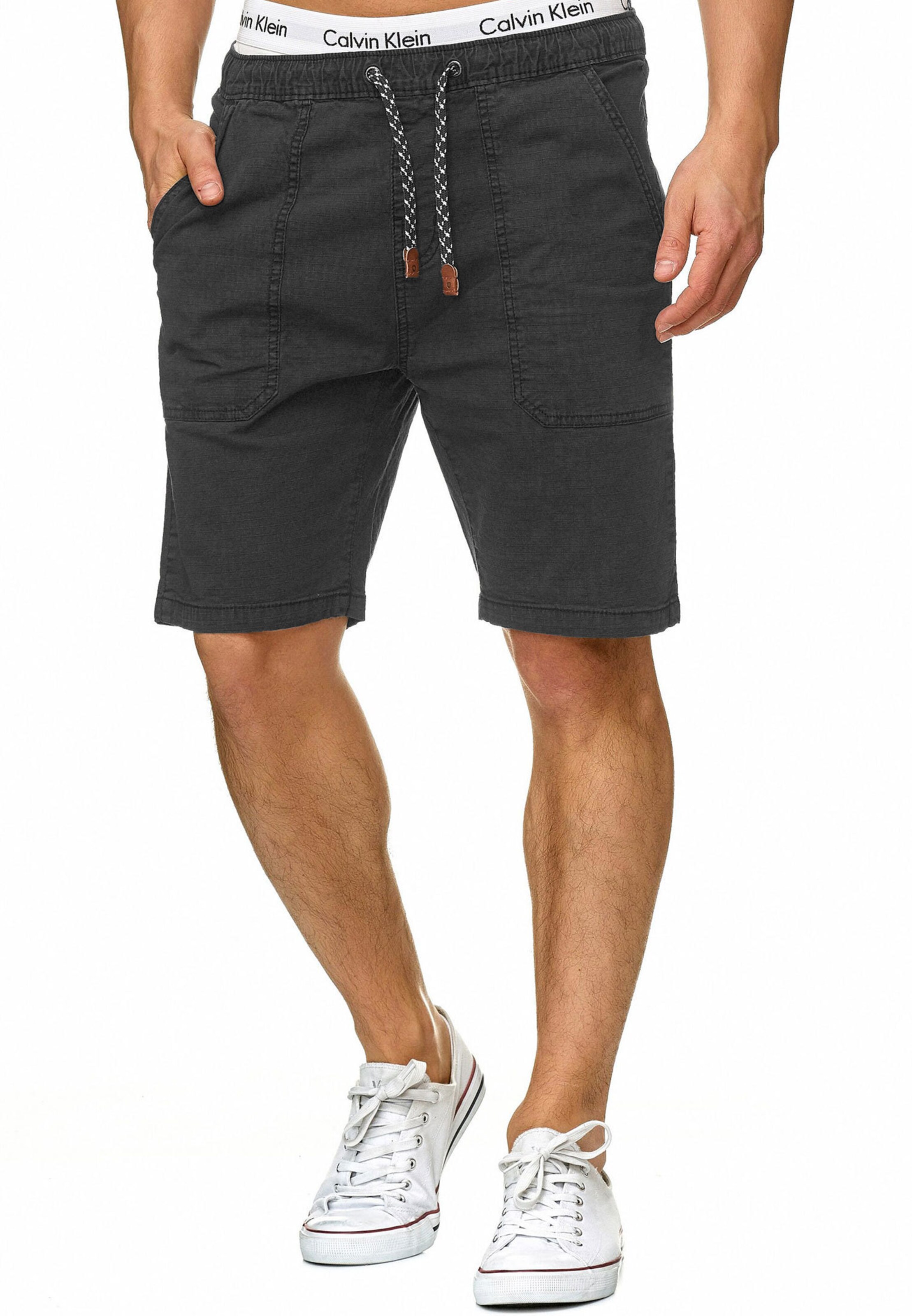 INDICODE JEANS Regular Broek 'Stoufville' in Zwart: voorkant