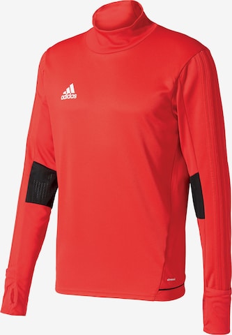 T-Shirt fonctionnel 'Tiro 17' ADIDAS SPORTSWEAR en rouge : devant