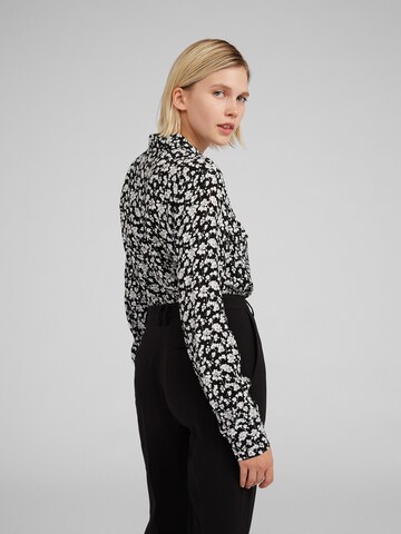 EDITED Bluse 'Jules' in Schwarz: Rückseite