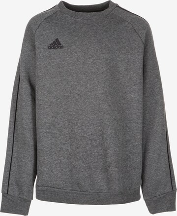 ADIDAS PERFORMANCE Sweatshirt 'Core 18' in Grey: front