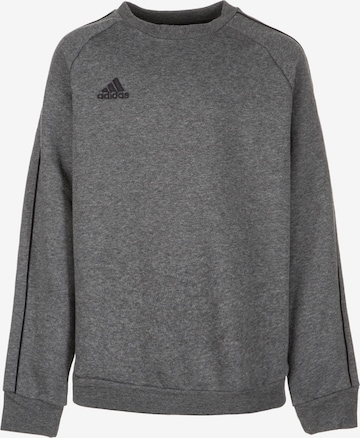 ADIDAS PERFORMANCE Sweatshirt 'Core 18' in Grey: front