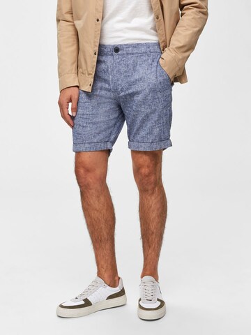 SELECTED HOMME Regular Shorts in Blau: predná strana