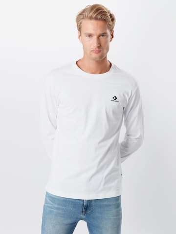 Coupe regular T-Shirt CONVERSE en blanc : devant