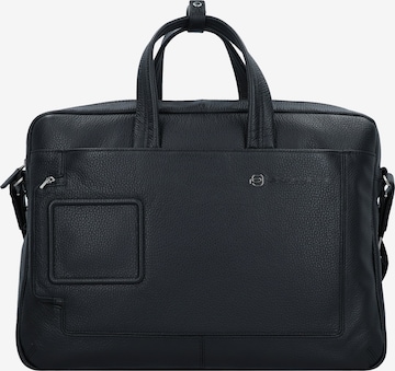 Piquadro Document Bag in Black: front