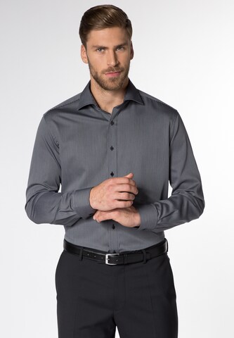 ETERNA Regular Fit Hemd in Grau: Vorderseite