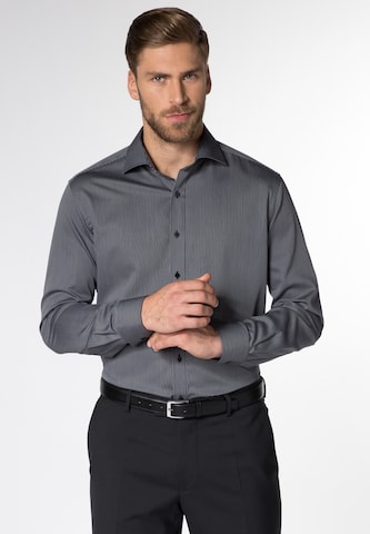 ETERNA Regular fit Zakelijk overhemd in Grijs: voorkant