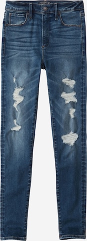 Abercrombie & Fitch Skinny Jeans 'DEST SIMONE' in Blau: predná strana