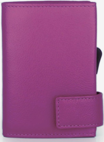 SecWal Wallet in Purple: front