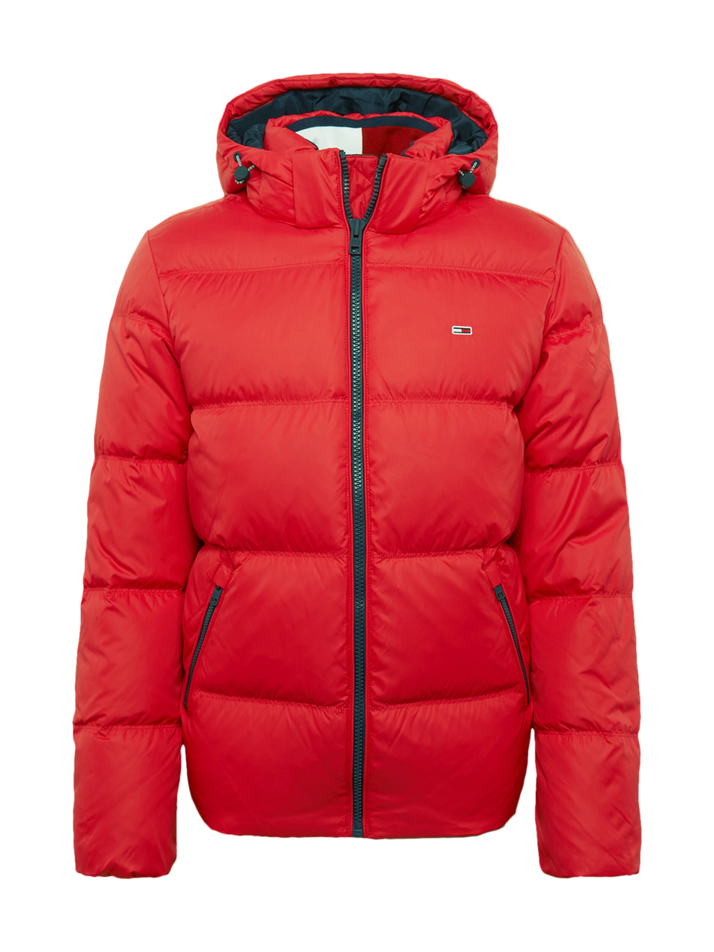 Tommy Jeans - Winterjas 'ESSENTIAL' in de kleur Rood