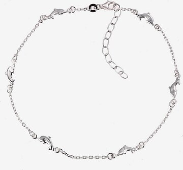 FIRETTI Foot Jewelry 'Delfine' in Silver: front