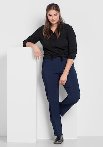 Coupe slim Pantalon SHEEGO en bleu