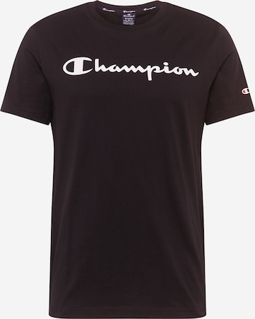 Champion Authentic Athletic Apparel Μπλουζάκι σε μαύρο: μπροστά