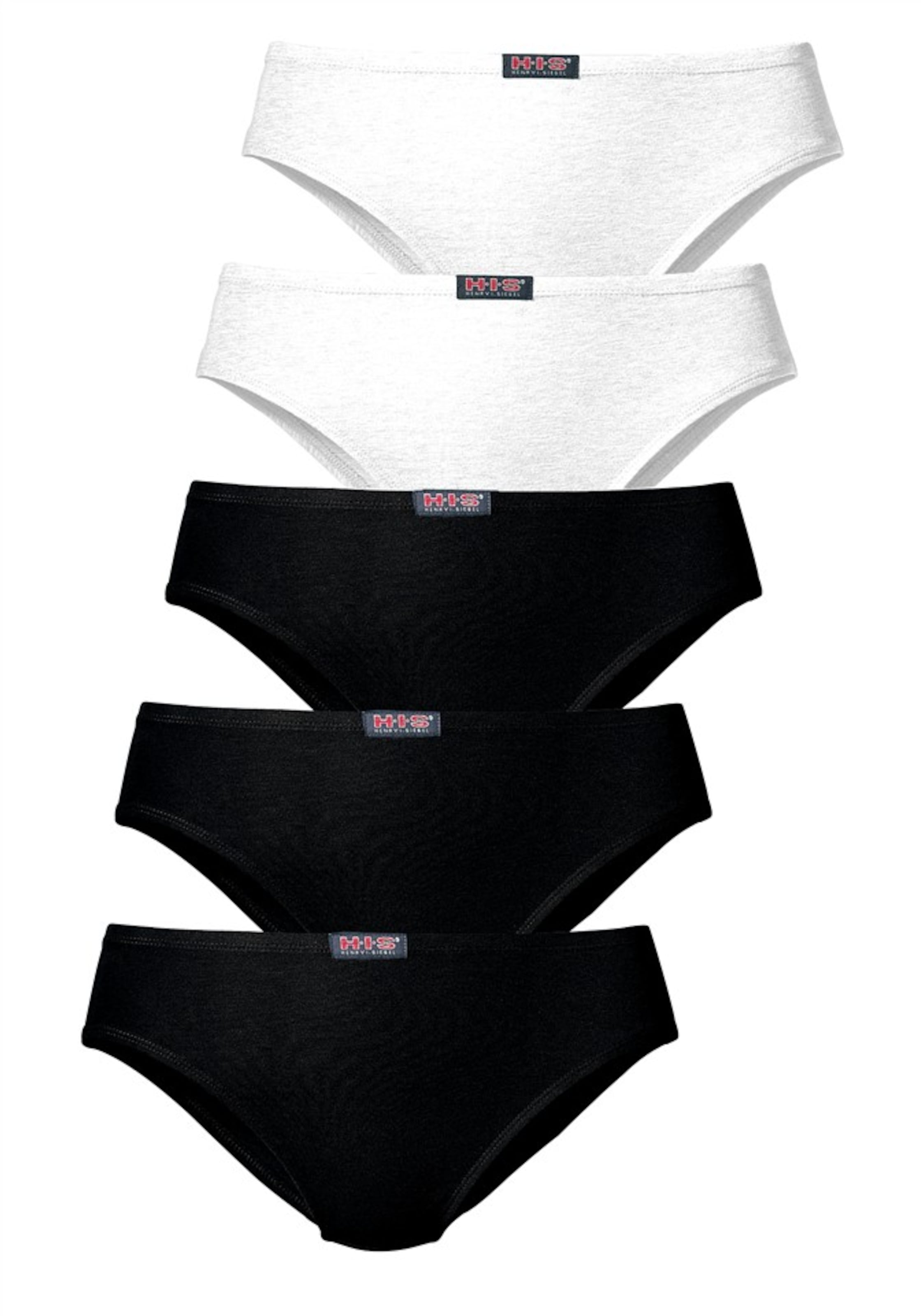 Slip H.I.S en noir : devant