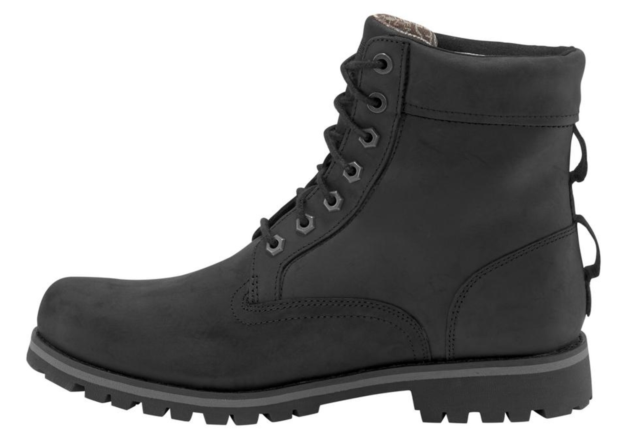 TIMBERLAND Schnürstiefel 'Rugged WP' in Schwarz