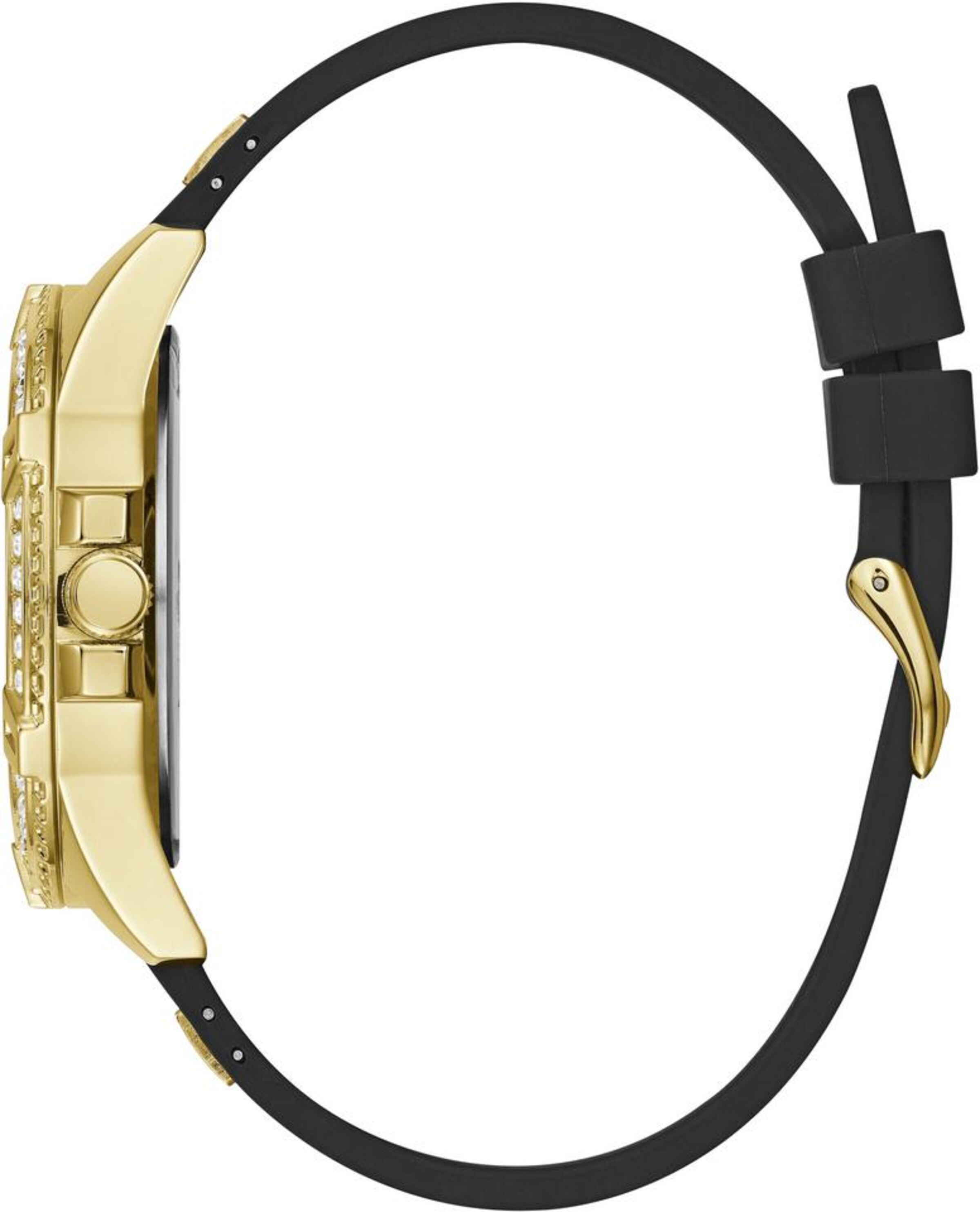 GUESS Analogna ura 'Frontier' | črna barva