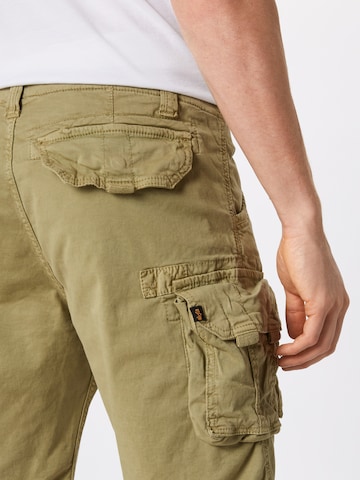 ALPHA INDUSTRIES Regular Cargo trousers in Green