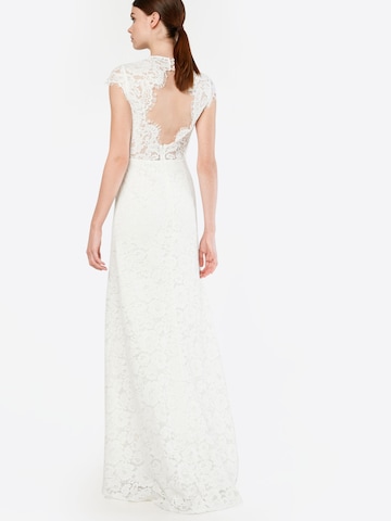 IVY OAK Βραδινό φόρεμα σε λευκό: πίσω