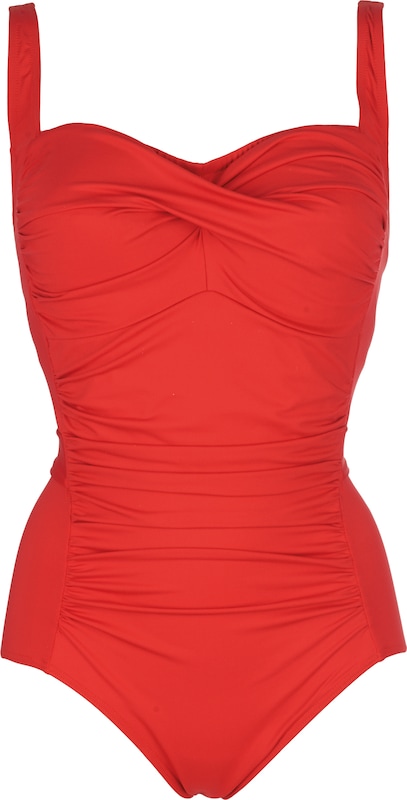 petit amour Bustier Badeanzug 'Ada' in Rot