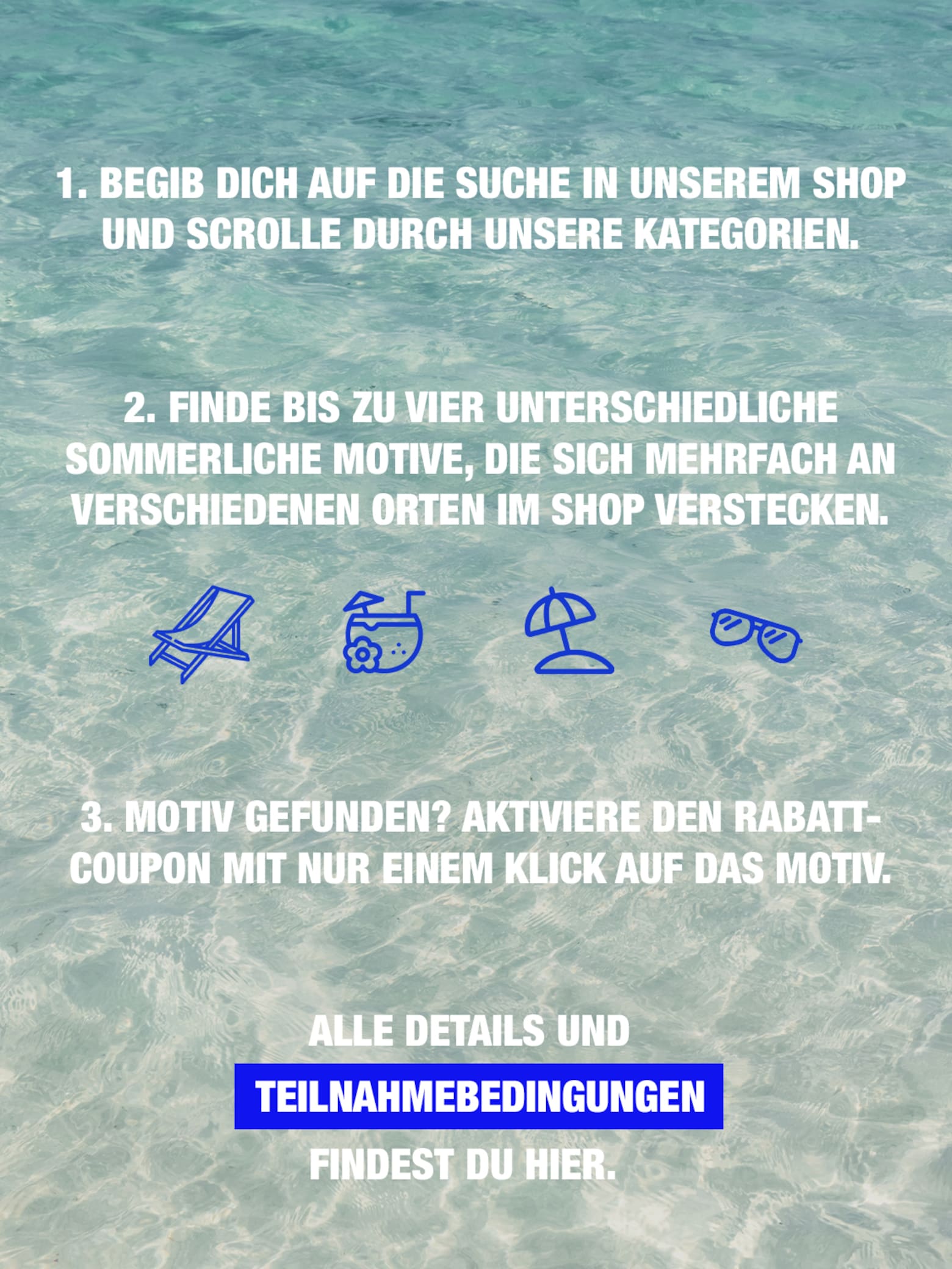 Starte deine sommerliche Rabattsuche Suchen. Klicken. Bis zu -40% sparen