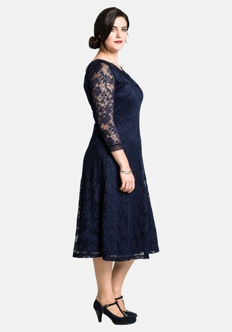 SHEEGO Cocktailkleid in Blau