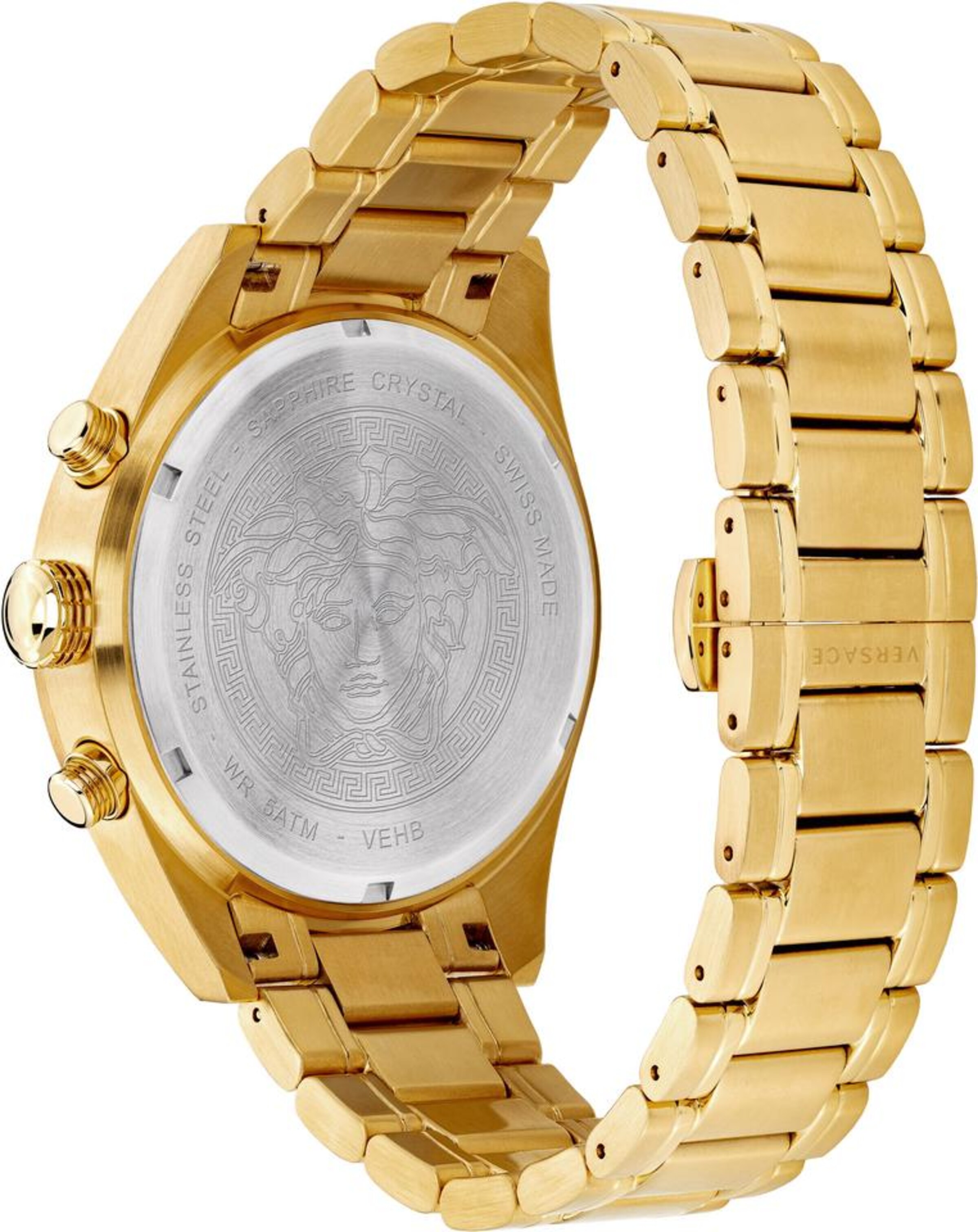 VERSACE Analog Watch in Gold