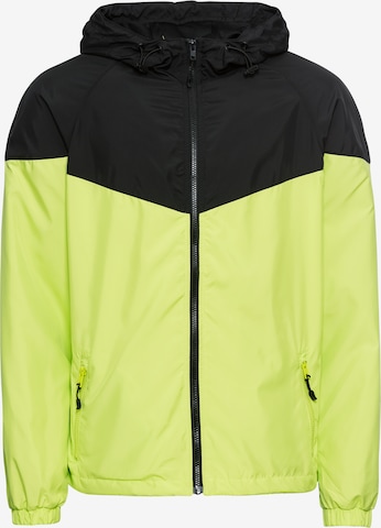 Urban Classics Between-Season Jacket in Yellow: front