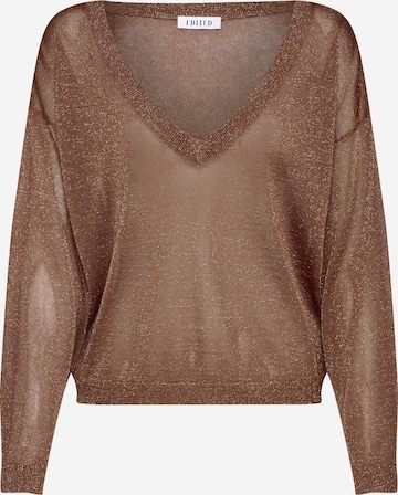 Pull-over 'Paloma' EDITED en marron : devant