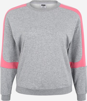 Urban Classics Sweatshirt in Grey: front