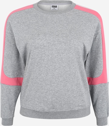 Urban Classics Sweatshirt in Grijs: voorkant