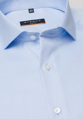 ETERNA Slim fit Business shirt in Blue