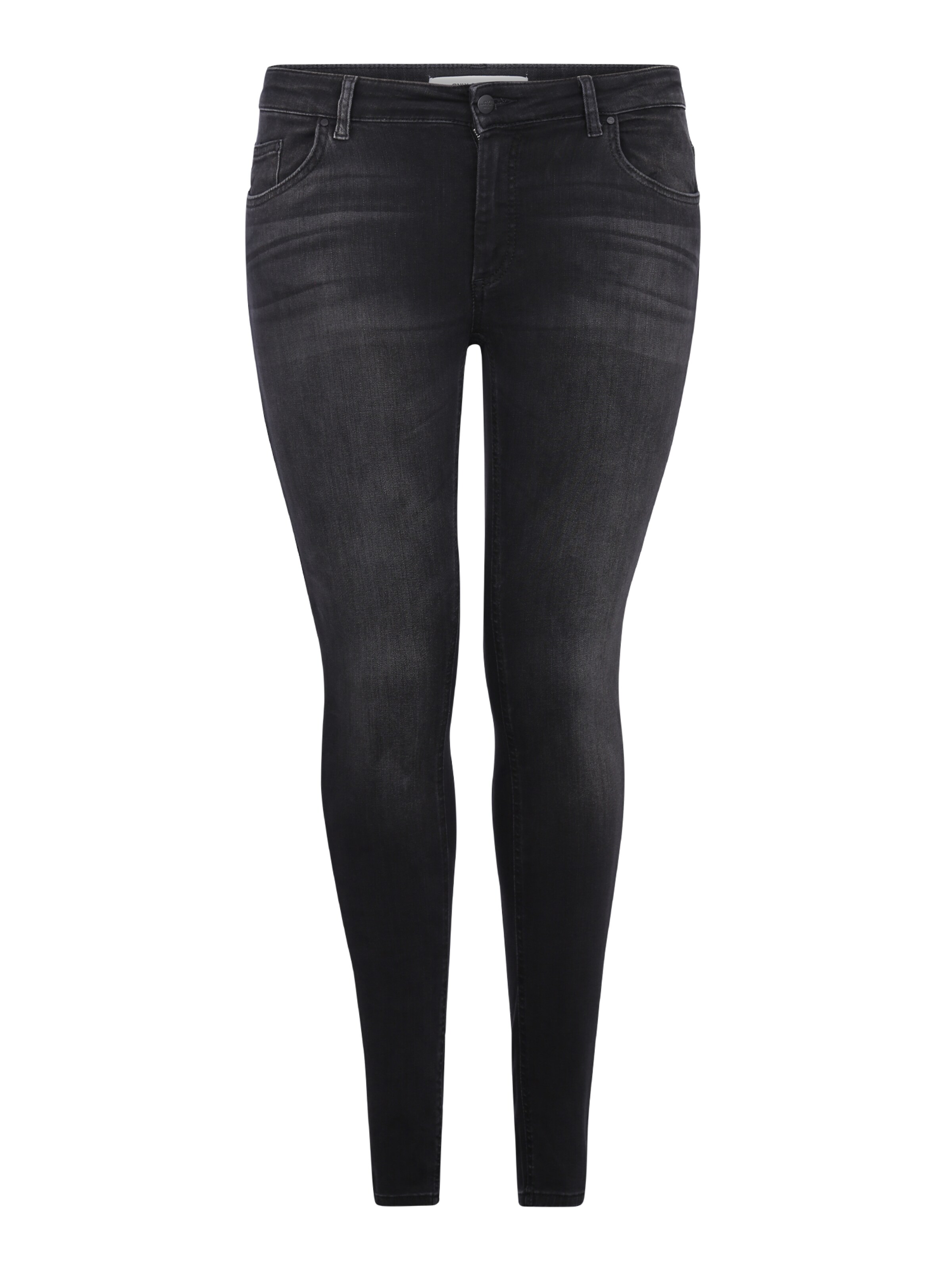 ONLY Carmakoma - Jeans 'CARWILLY' in de kleur Black denim