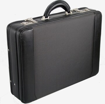 D&N Briefcase in Black: front