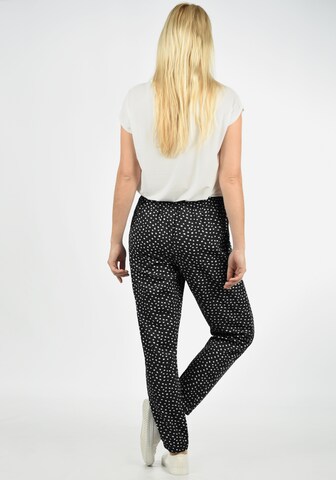 Blend She Tapered Pants 'Amerika' in Black