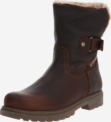 PANAMA JACK Snowboots 'Felia' i brun: forside