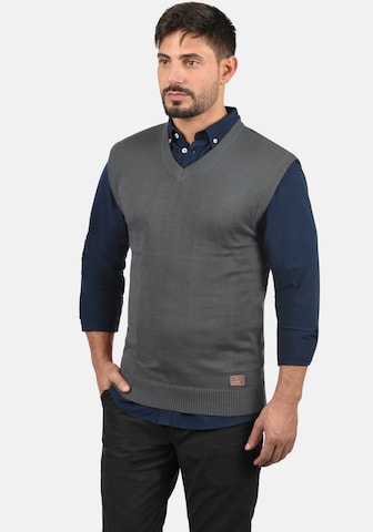 BLEND Sweater Vest 'Larsson' in Grey: front