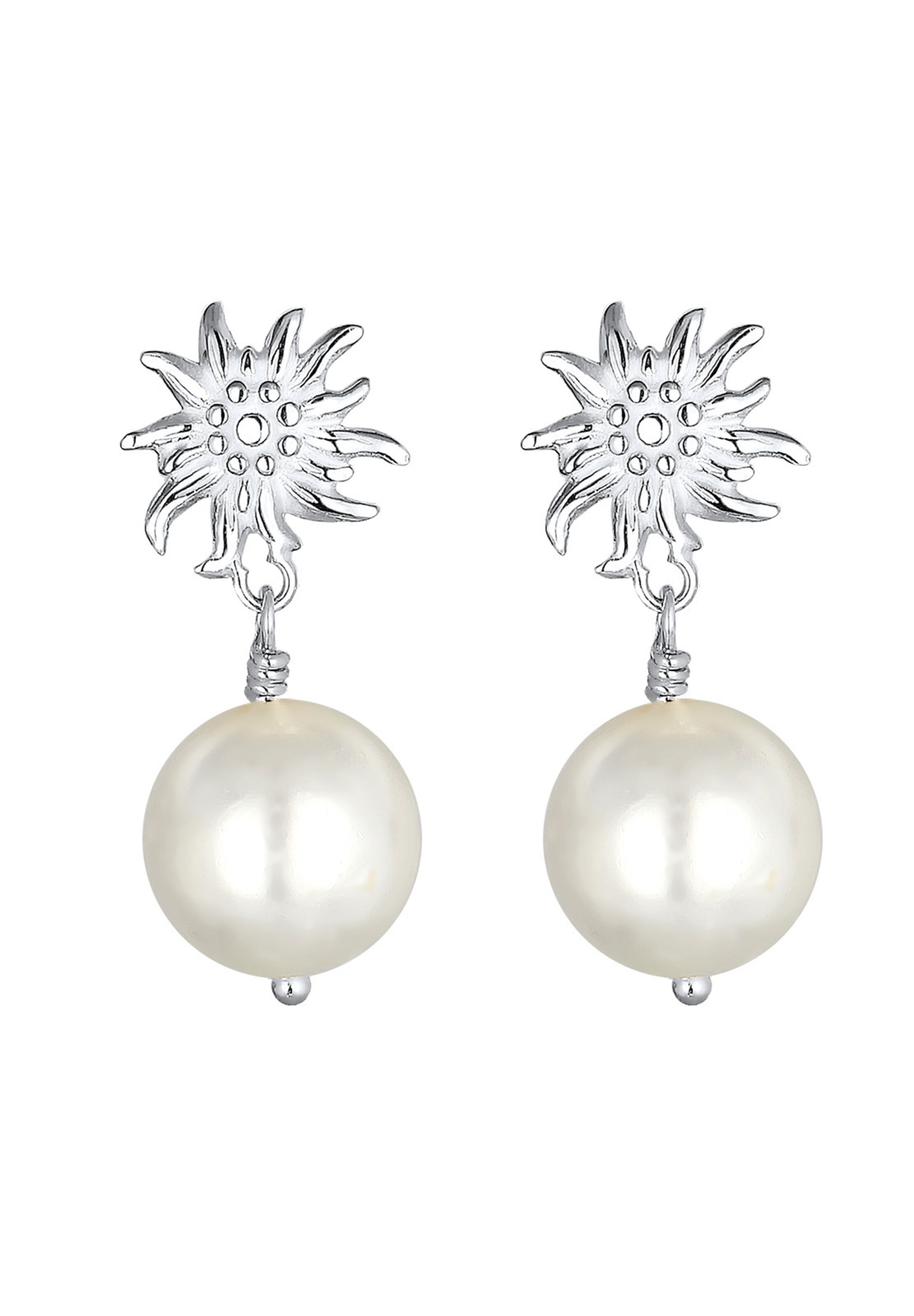 Boucles d'oreilles 'Edelweiss' ELLI en argent