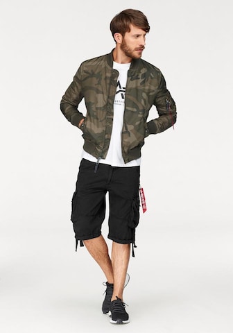 ALPHA INDUSTRIES Prehodna jakna 'MA-1 TT' | zelena barva