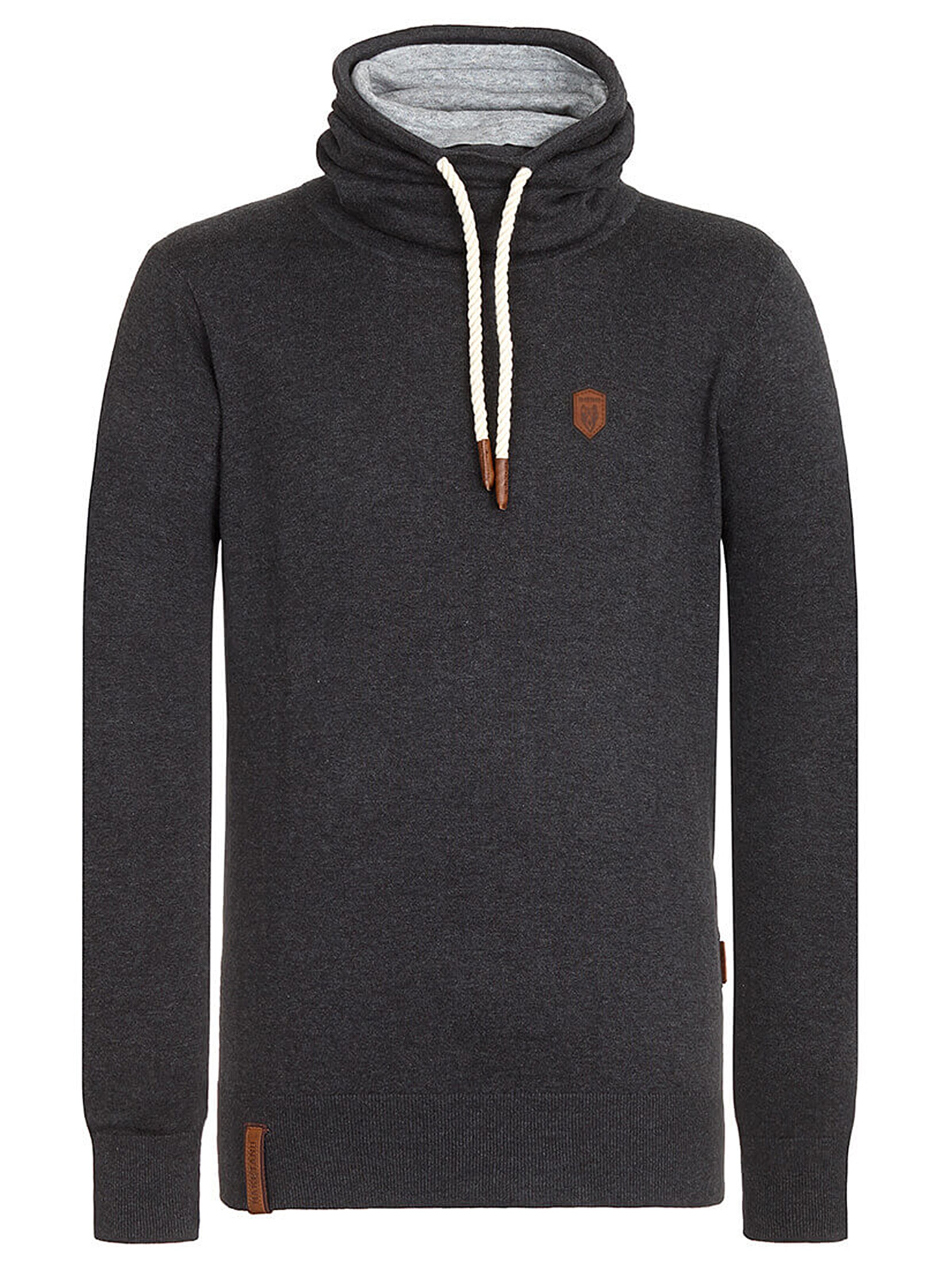 naketano - Trui 'Feuerkralle' in de kleur Donkergrijs