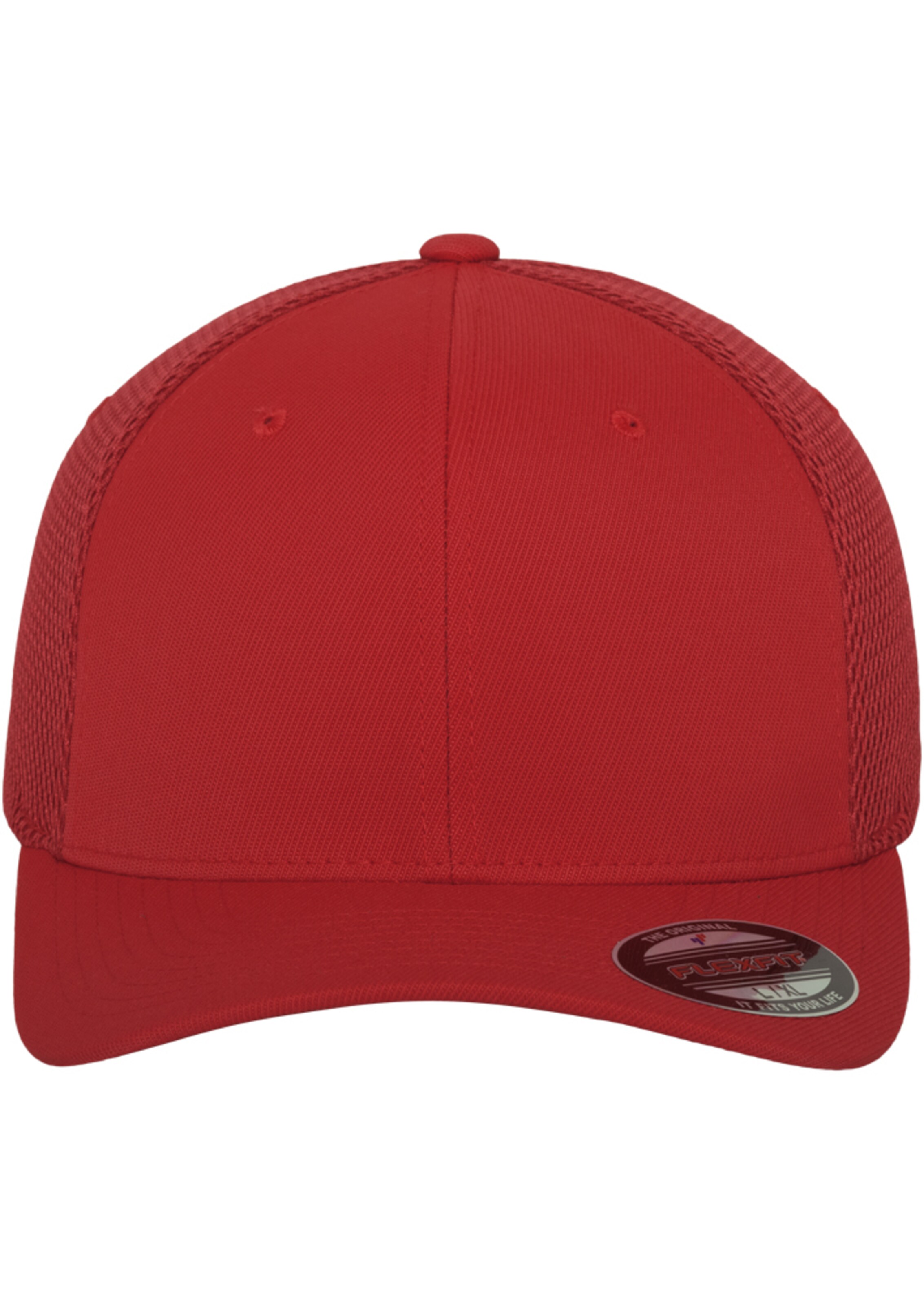 Casquette Flexfit en rouge : devant