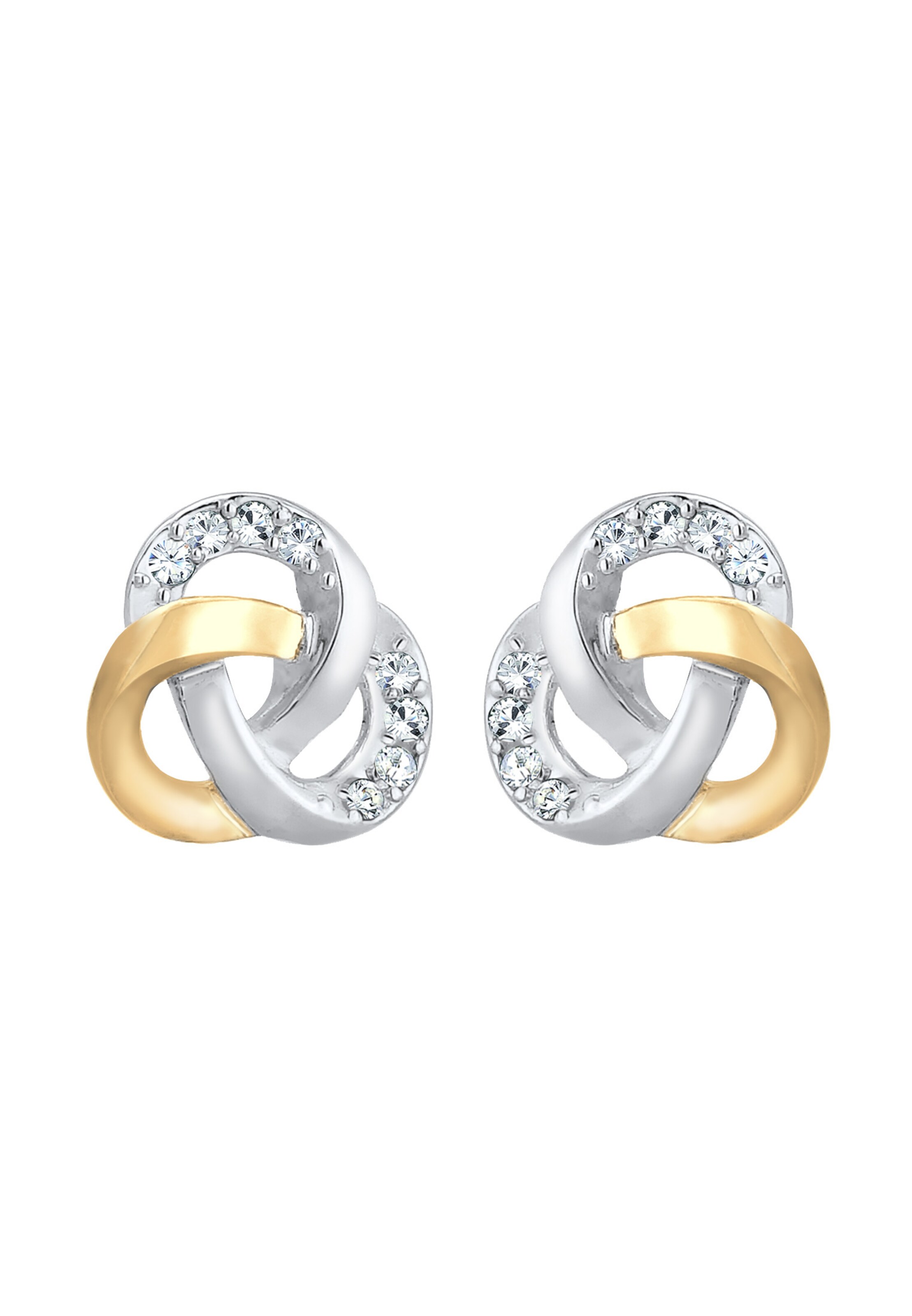 ELLI Earrings 'Knoten' in Silver: front