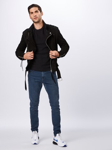 juoda JACK & JONES Megztinis