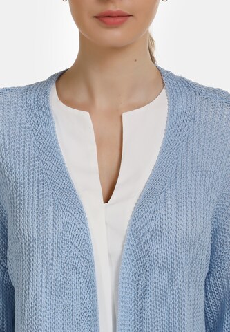 Cardigan Usha en bleu : devant