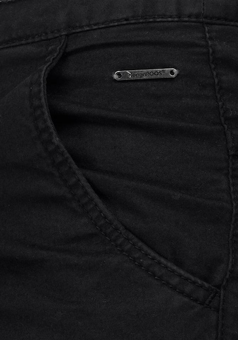 KangaROOS Slimfit Chinohose mit Bindeband in Schwarz