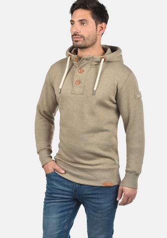 !Solid - Sweatshirt 'TripStrip' em bege: frente