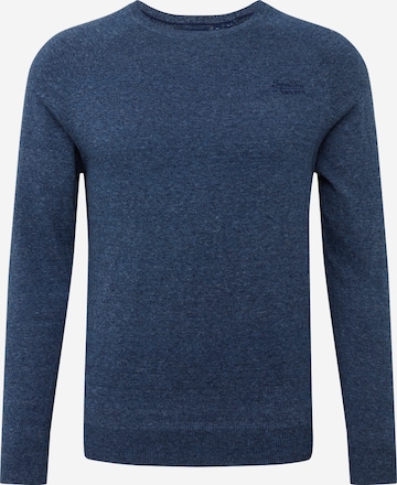 Superdry Trui in Blauw: voorkant