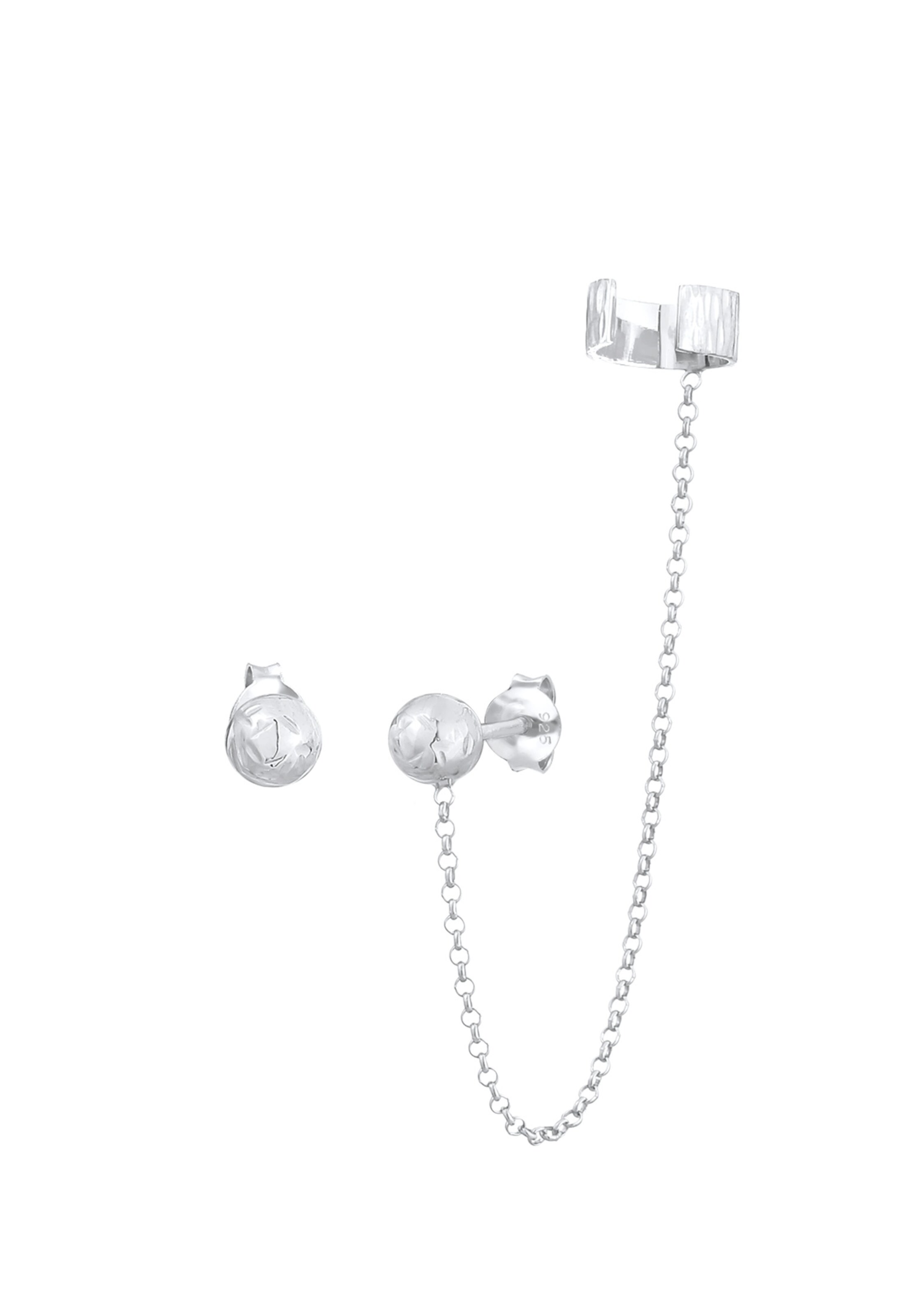 ELLI Earrings in Silver: front